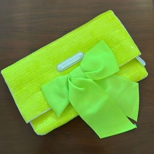 Juicy couture neon clutch